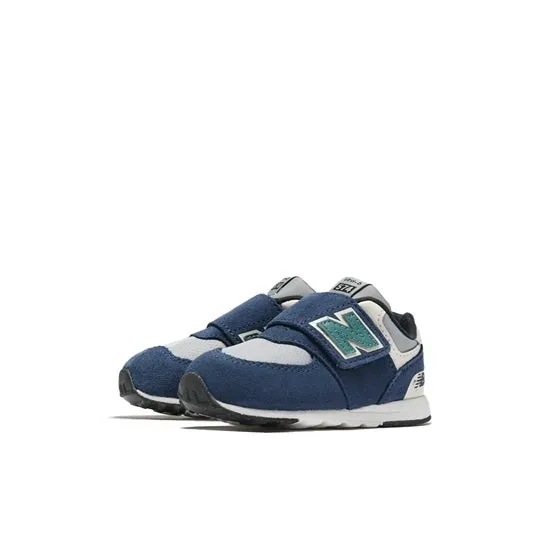 NEW BALANCE KID'S 574 BLUE/GREY SHOES