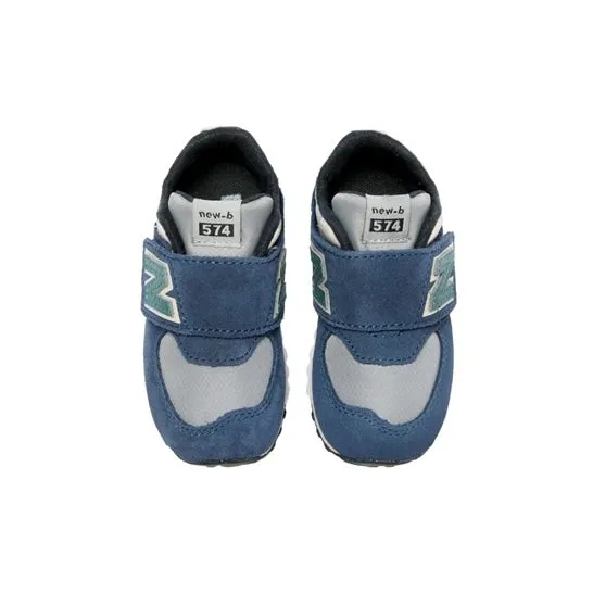 NEW BALANCE KID'S 574 BLUE/GREY SHOES