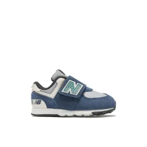NEW BALANCE KID'S 574 BLUE/GREY SHOES