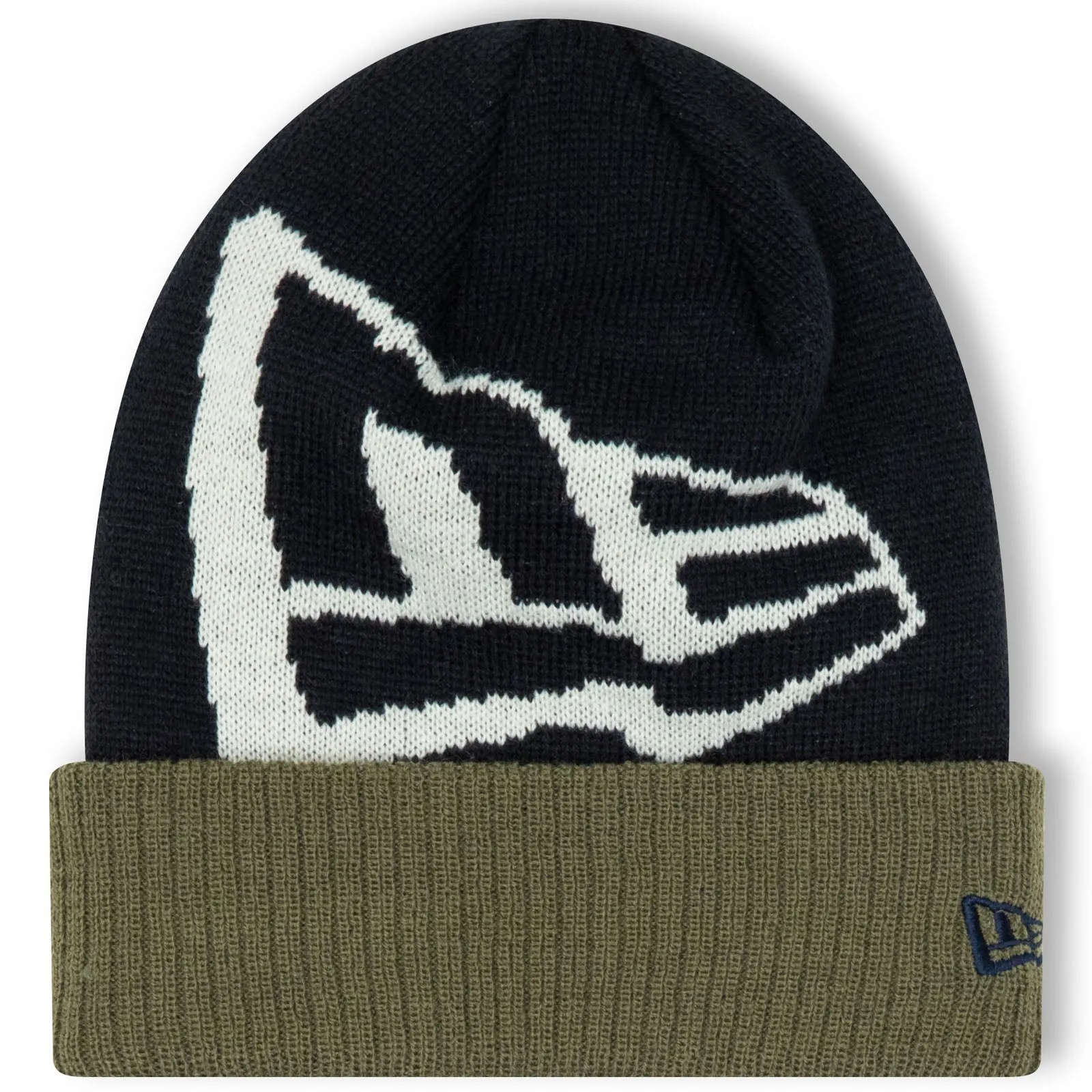 New Era Kids Beanie Hat Gloves Set - Navy