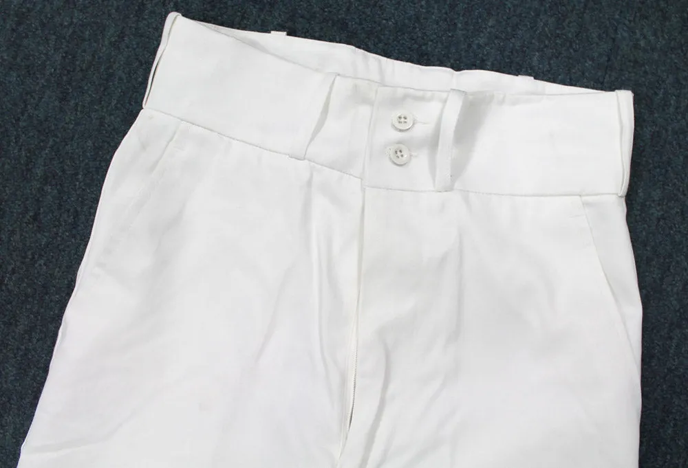 NEW WHITE BELLBOTTOM TROUSERS Silvermans