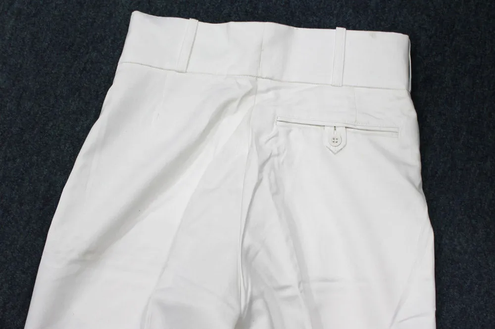 NEW WHITE BELLBOTTOM TROUSERS Silvermans