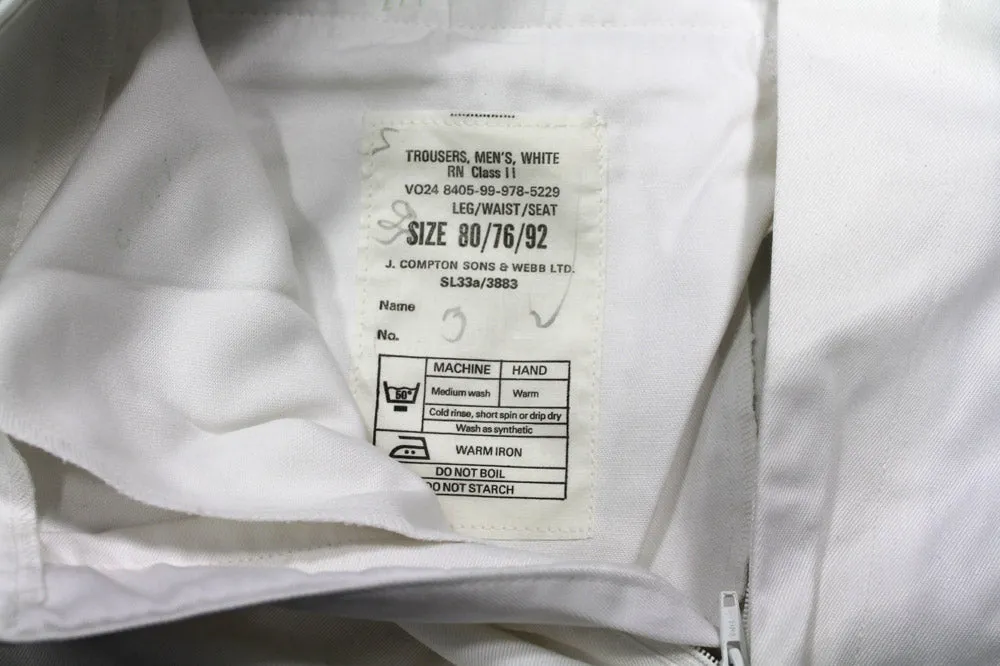 NEW WHITE BELLBOTTOM TROUSERS Silvermans