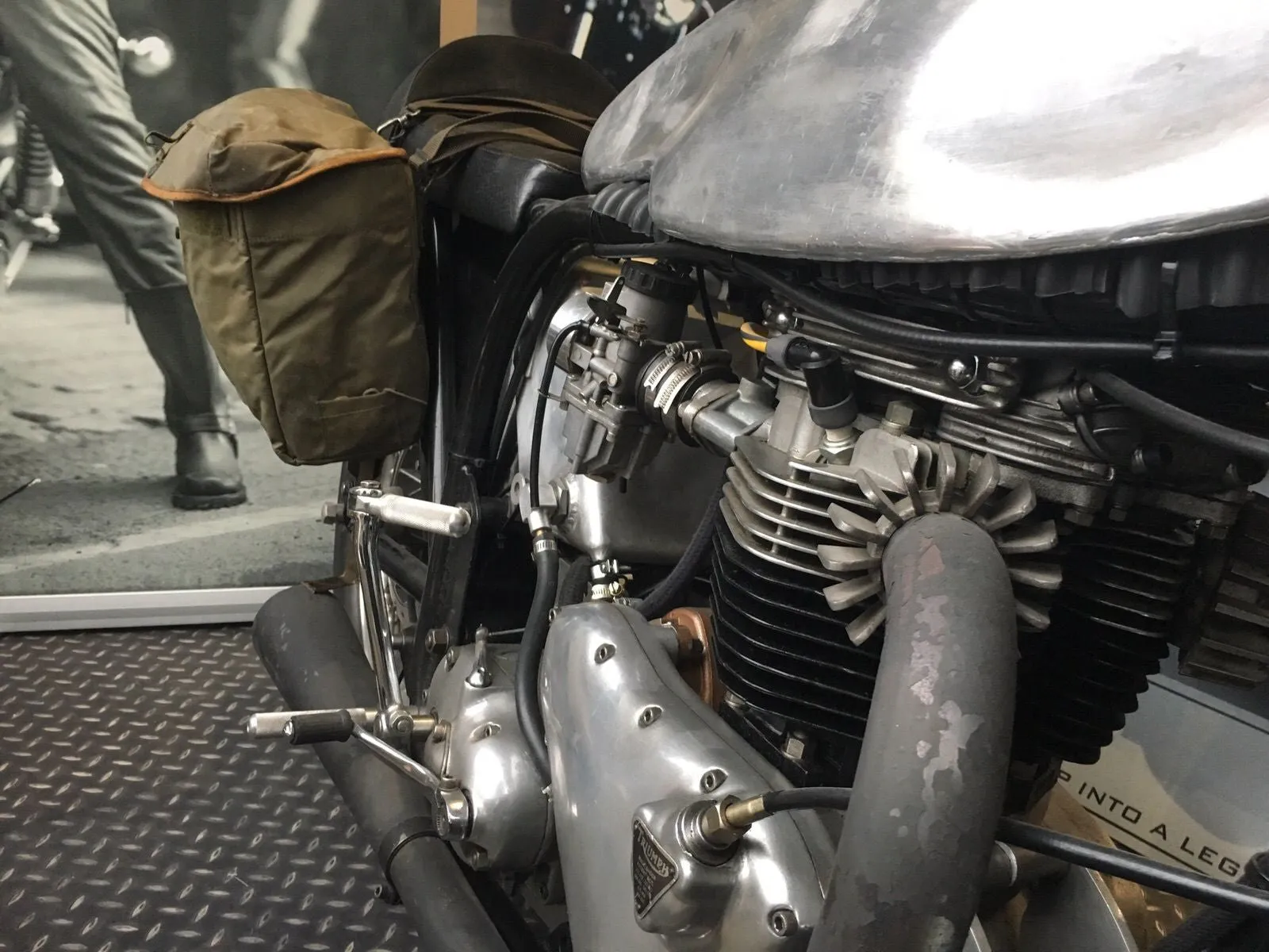 NYLON MOTORCYCLE PANNIERS GRN Silvermans