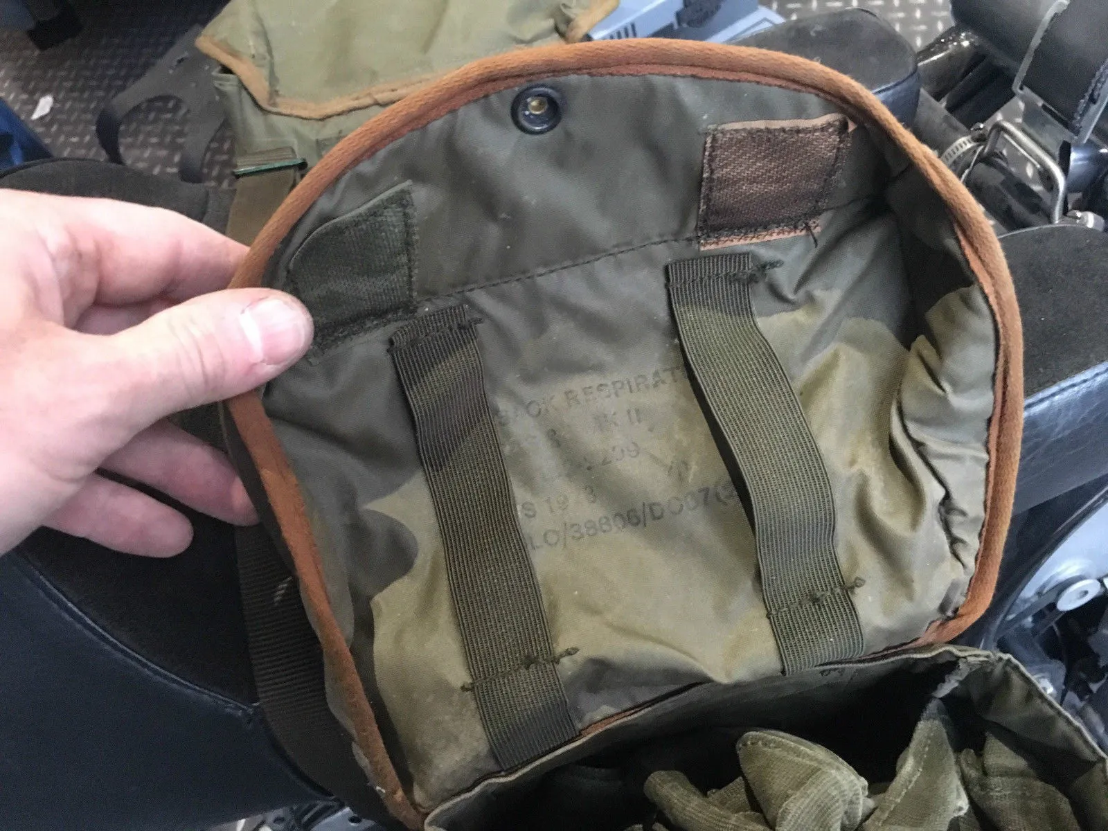 NYLON MOTORCYCLE PANNIERS GRN Silvermans