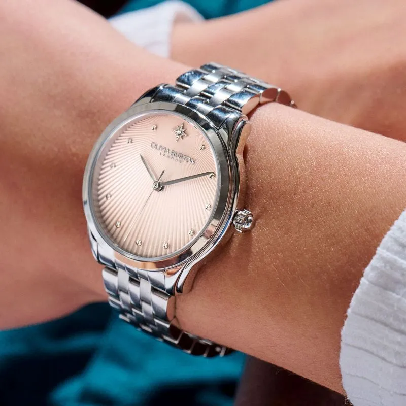 Olivia Burton Celestial Starlight Silver Ladies Watch 24000047
