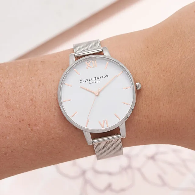Olivia Burton Silver Ladies Watch OB16BD97