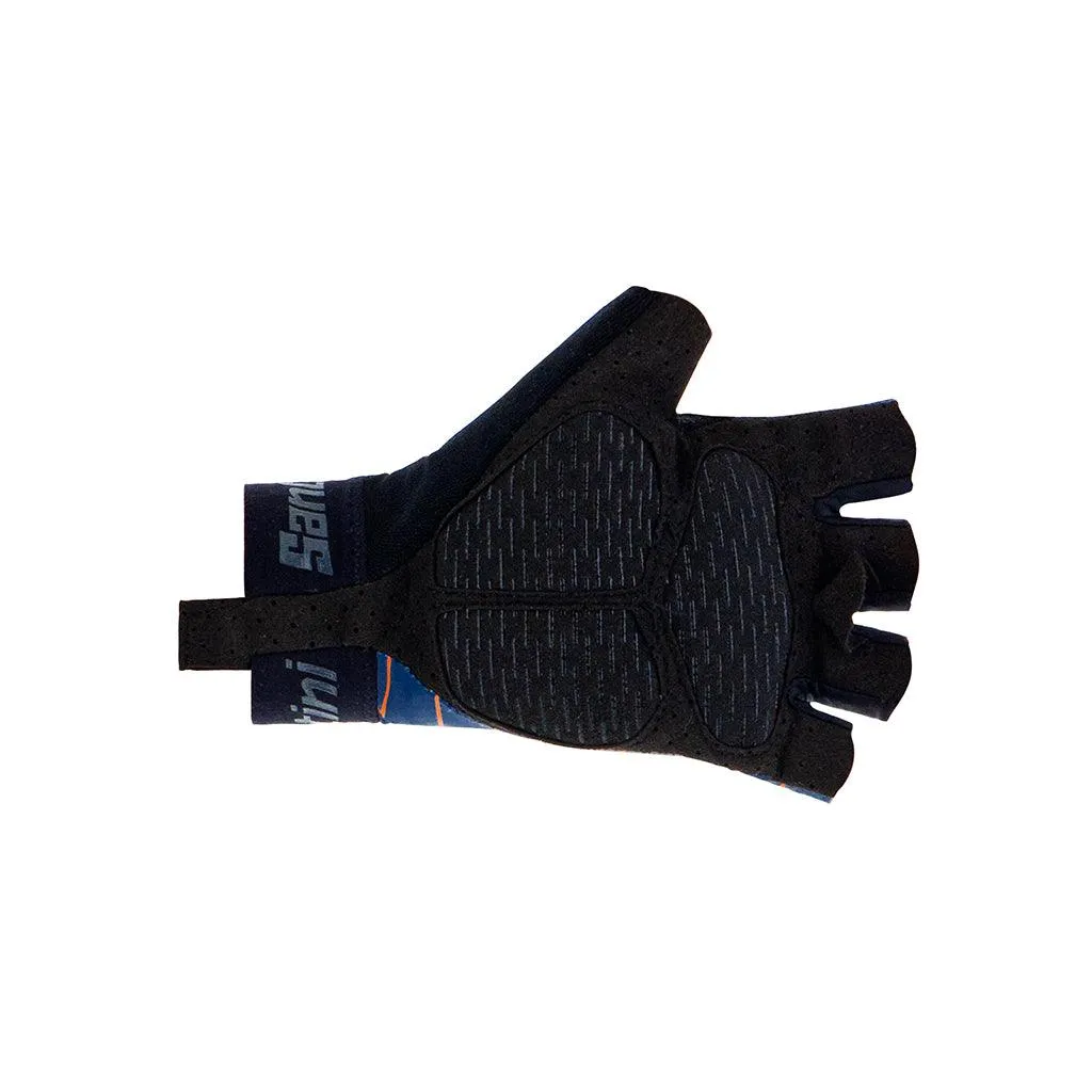 [Open Box] Santini Dinamo Unisex Cycling Gloves (Navy Blue)