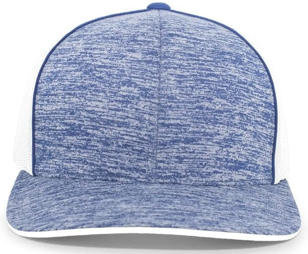 Pacific Headwear Aggressive Heather Trucker Snapback Cap