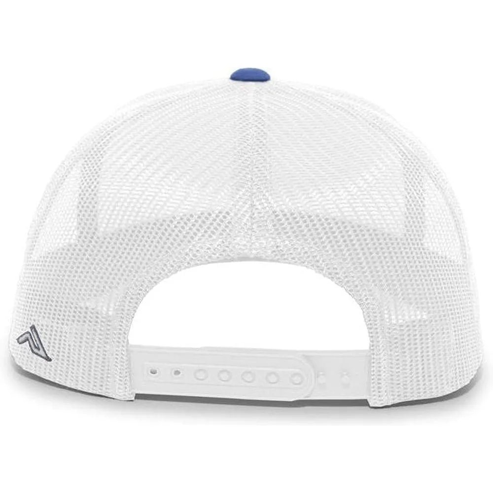 Pacific Headwear Aggressive Heather Trucker Snapback Cap