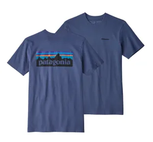 Patagonia Men's P-6 Logo Responsibili-Tee - Dolomite Blue