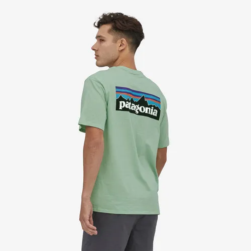 Patagonia Men's P-6 Logo Responsibili-Tee - Tea Green
