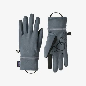 Patagonia R1 Daily Gloves - Plume Grey - Light Plume Grey X-Dye