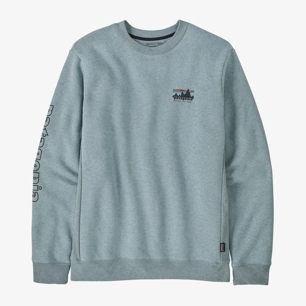Patagonia Unisex '73 Skyline Uprisal Crew Sweatshirt - Thermal Blue