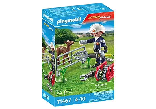 Playmobil Action Heroes Firefighters Animal Rescue