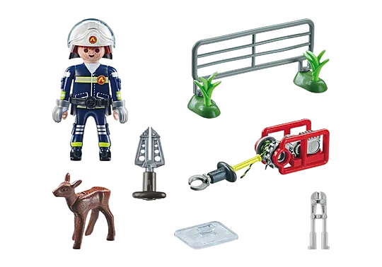 Playmobil Action Heroes Firefighters Animal Rescue