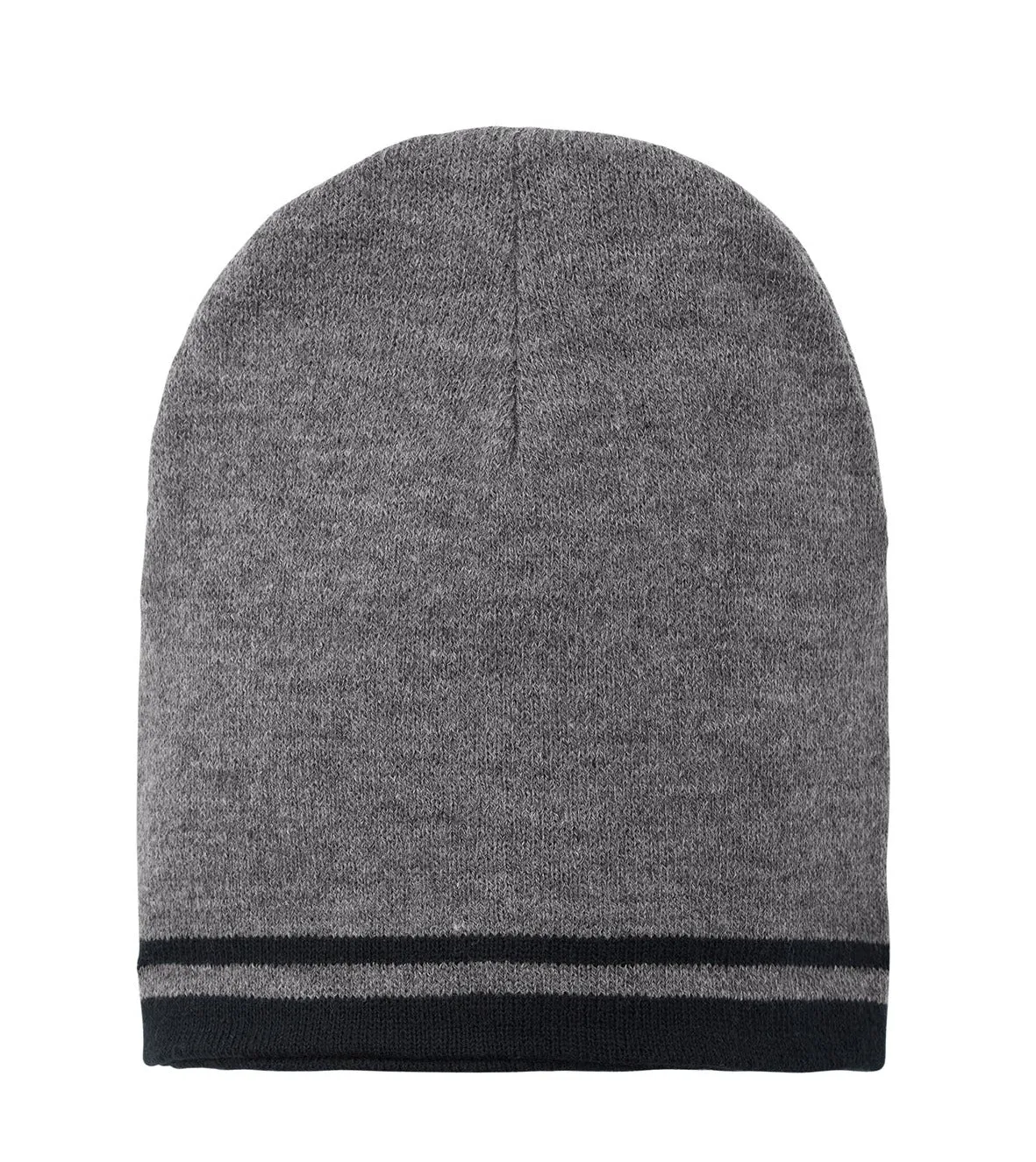 Port & Company Fine Knit Skull Cap with Stripes