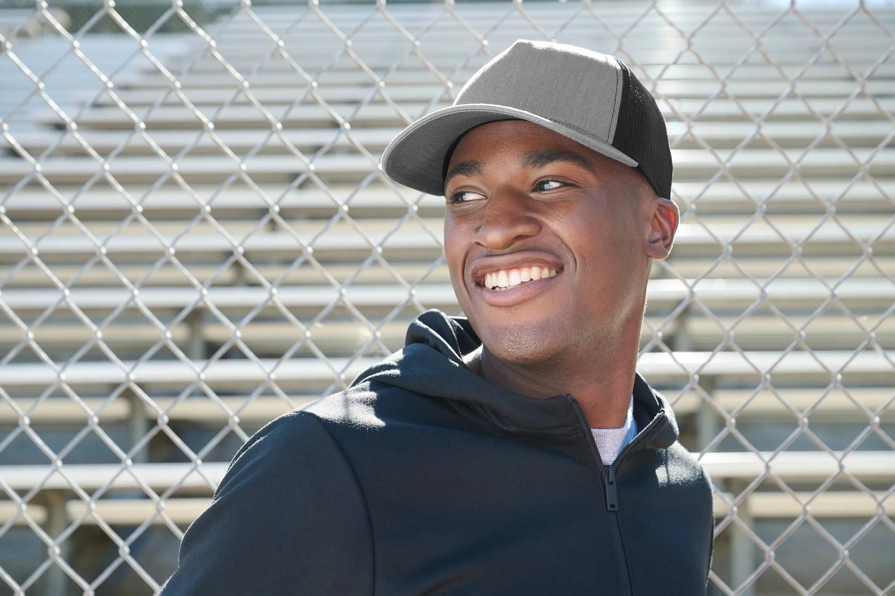 Port Authority Low-Profile Snapback 5-Panel Trucker Cap