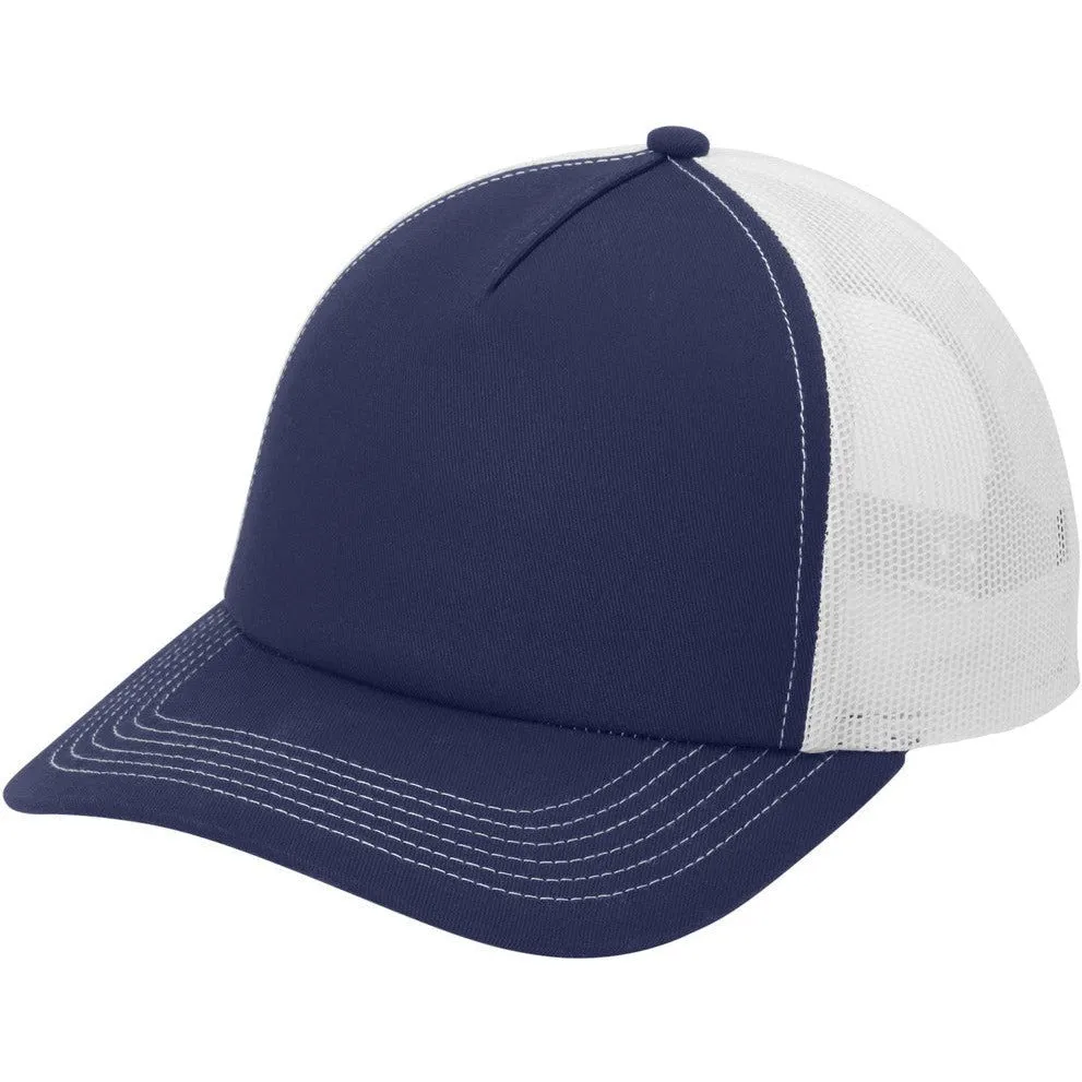 Port Authority Low-Profile Snapback 5-Panel Trucker Cap