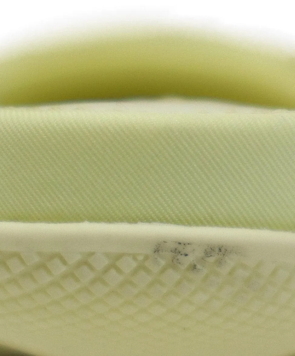 Prada Neon Yellow Nylon Slingbacks sz 7.5