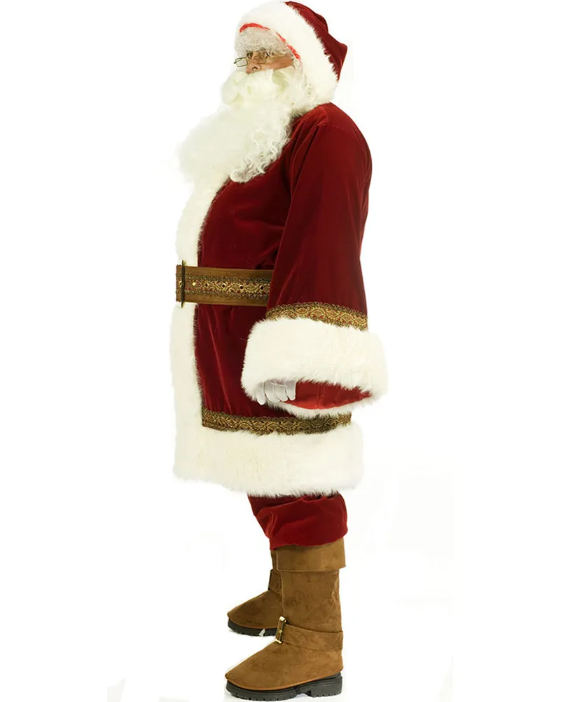 Professional Old Time Santa Mens Christmas Costume