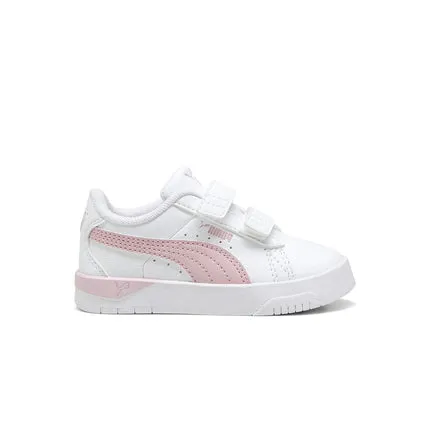 PUMA KID'S JADA WHITE/ROSE SNEAKER SHOES