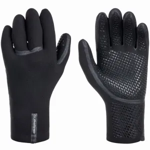 Quiksilver Mens 3mm Marathon Sessions Neoprene Surf Gloves - Black