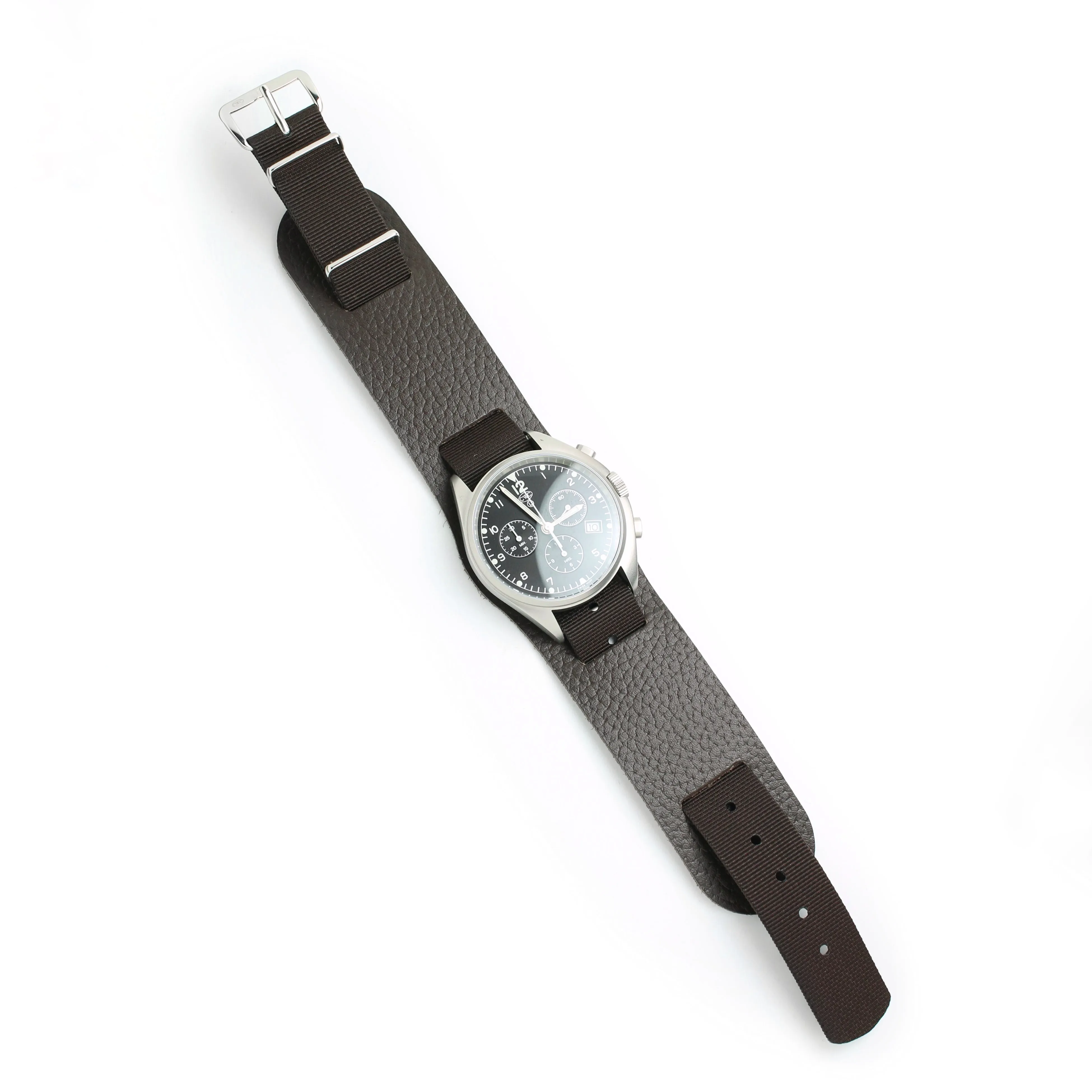 RAF -74 LEATHER / NYLON STRAP 18MM Silvermans
