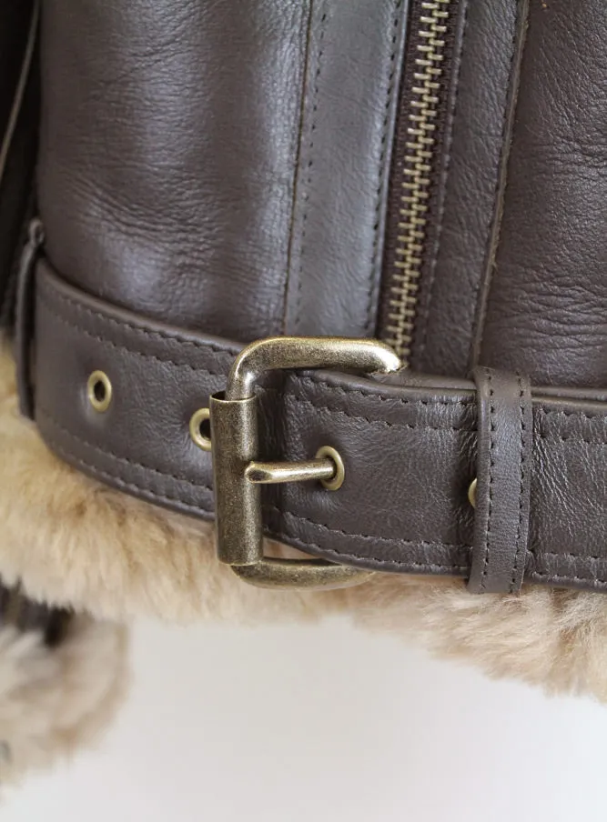RAF FIGHTER PILOT PREMIUM SHEEPSKIN JACKET Silvermans