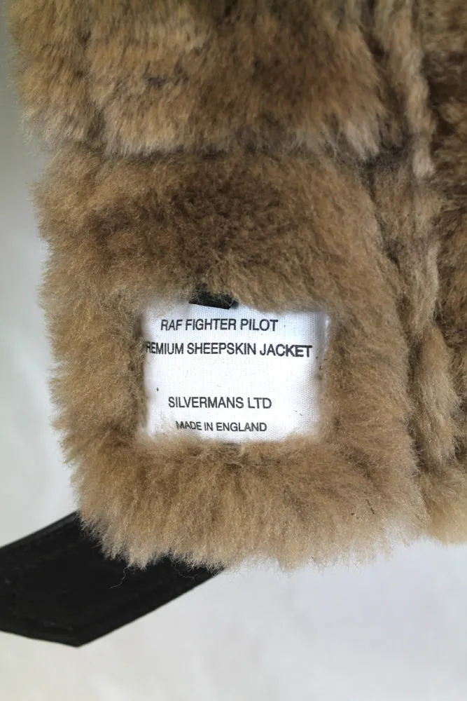 RAF FIGHTER PILOT PREMIUM SHEEPSKIN JACKET Silvermans