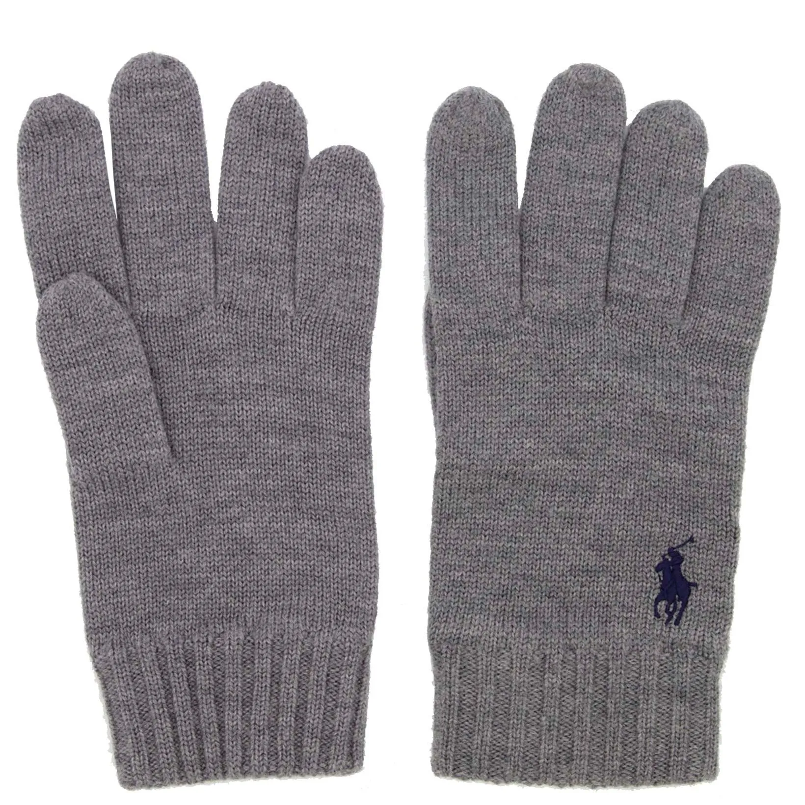Ralph Lauren Grey Wool Gloves