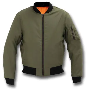 RAYVEN BOMBER COMBAT MOTORCYCLE JACKET Silvermans