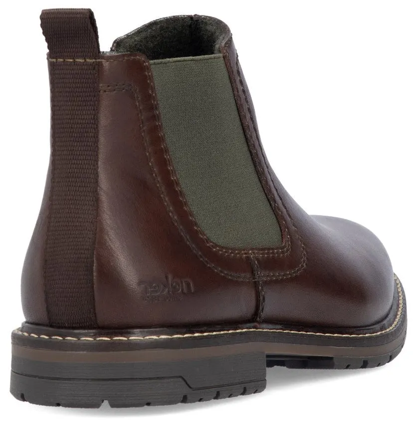 Rieker 13757-25 Mens Leather Chelsea Boot