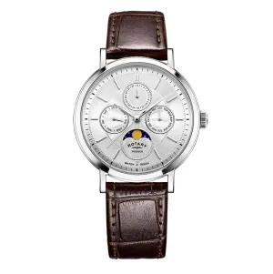 Rotary Moonphase Dress Mens Watch GS05425/06