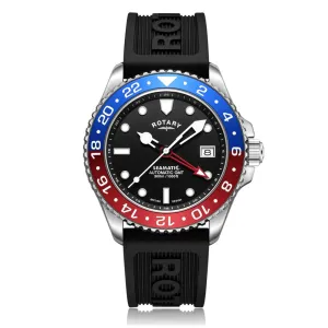 Rotary Seamatic Automatic GMT Mens Watch GS04378/95