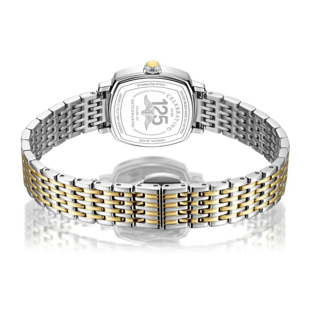 Rotary Traditional Crystal Set Two Tone Ladies Watch LB05811/70