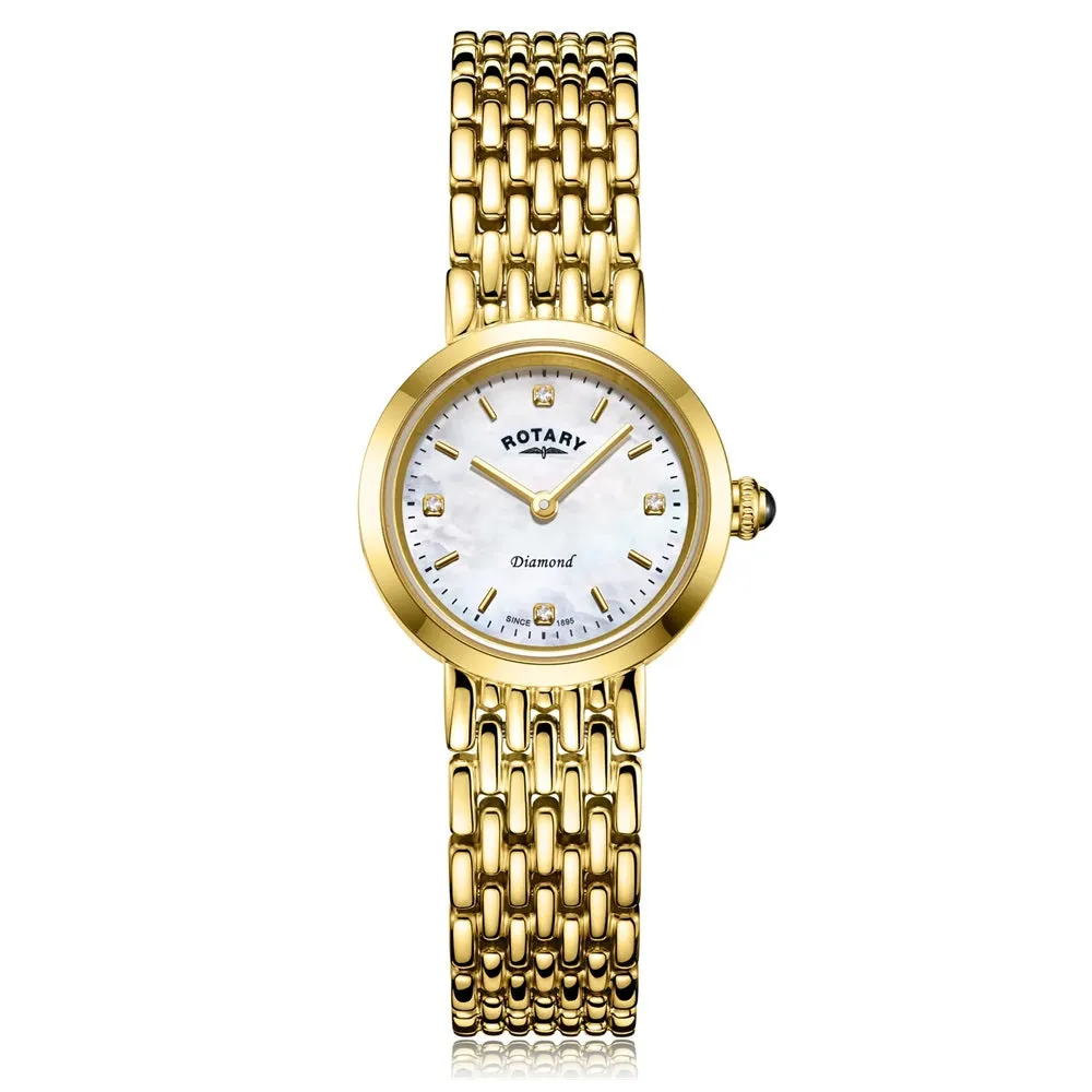 Rotary Traditional Diamond Set Ladies Watch LB00900/41/D