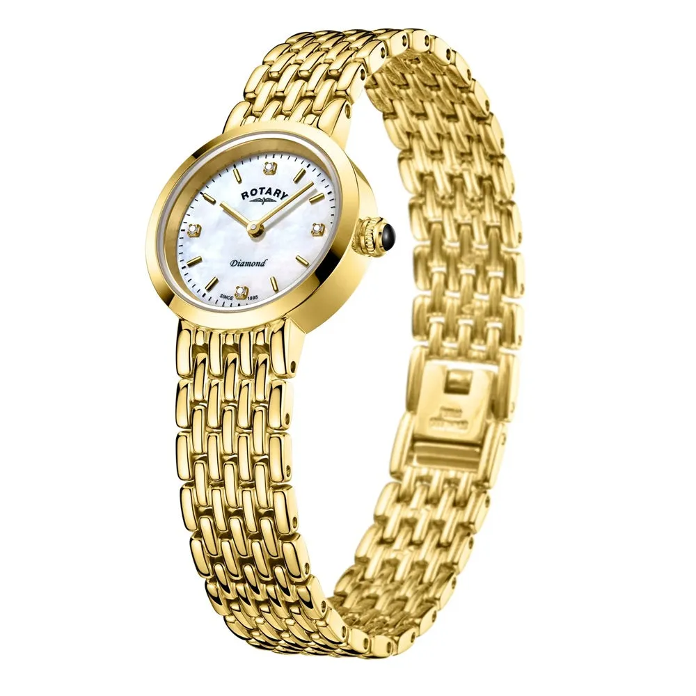 Rotary Traditional Diamond Set Ladies Watch LB00900/41/D