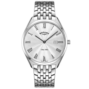 Rotary Ultra Slim Stainless Steel Mens Watch GB08010/01