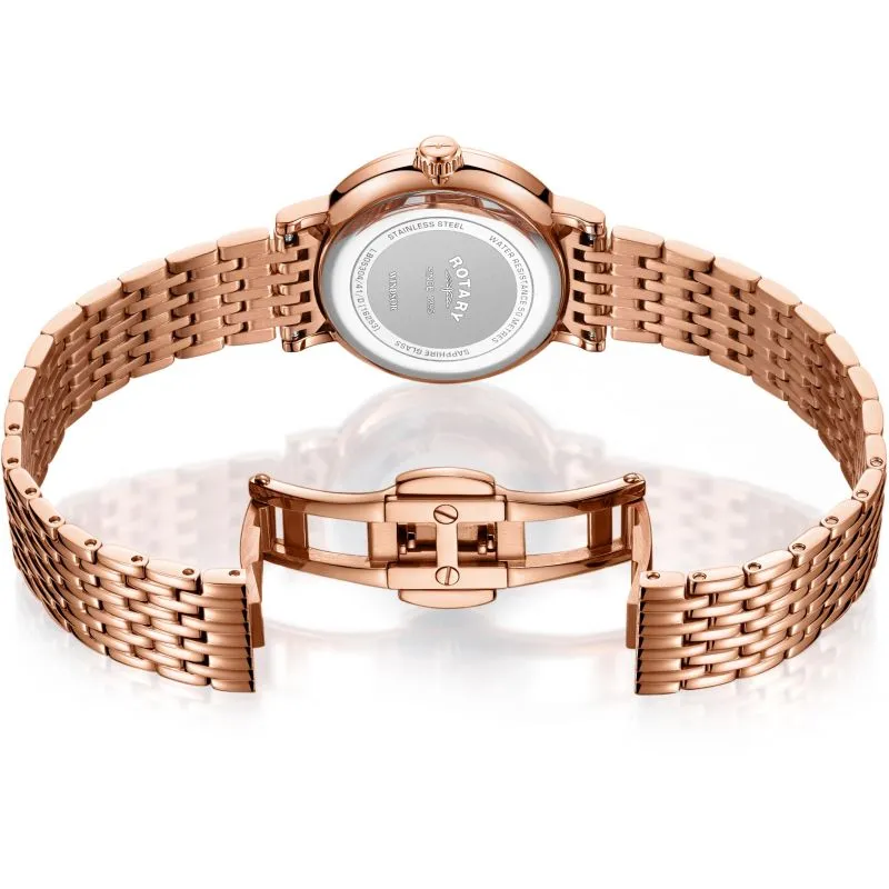 Rotary Windsor Diamond Set Ladies Watch LB05304/41/D