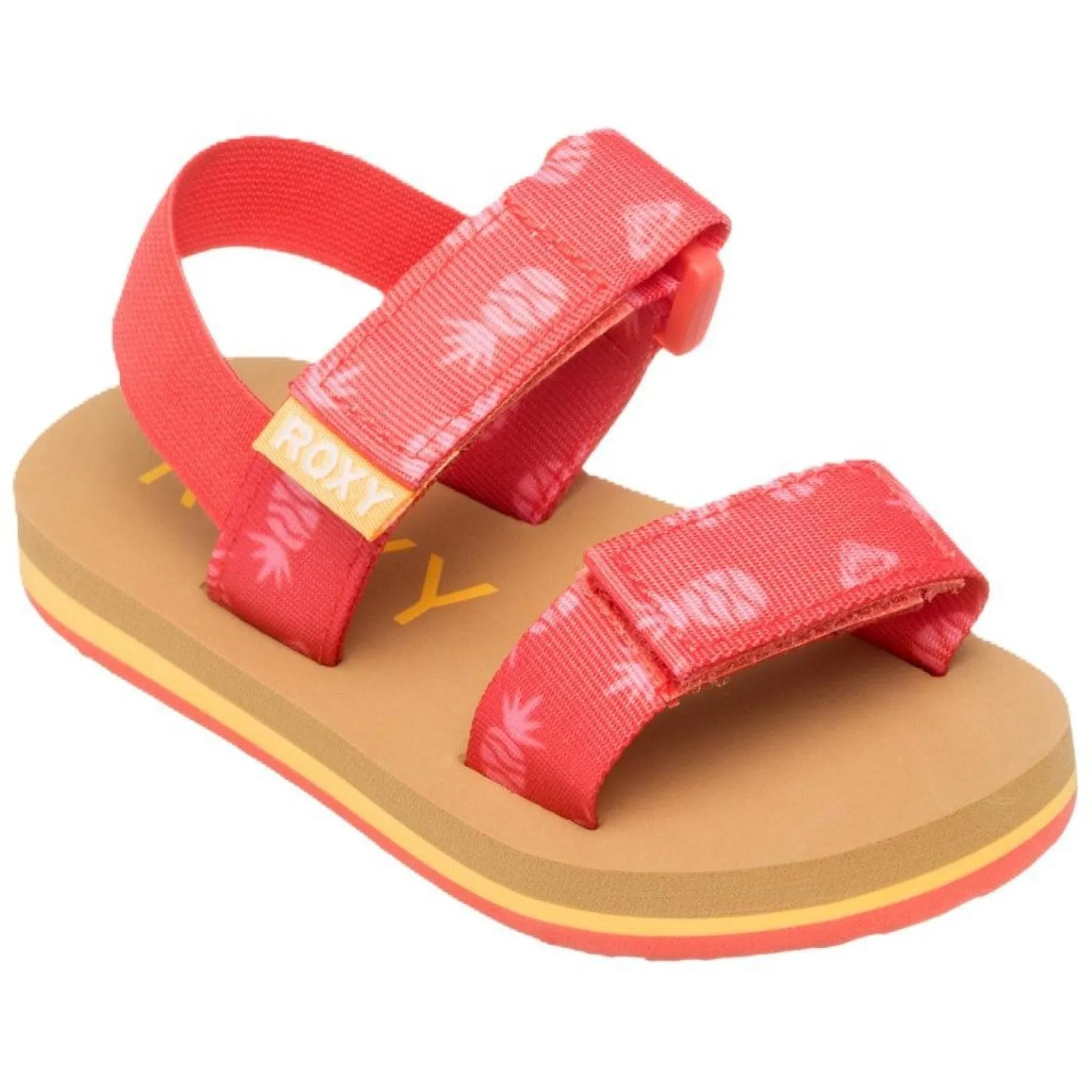 Roxy Infant Kids Cage Strappy Floral Flip Flops Sandals