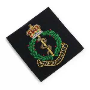 ROYAL ARMY MEDICAL CORPS BLAZER BADGE Silvermans