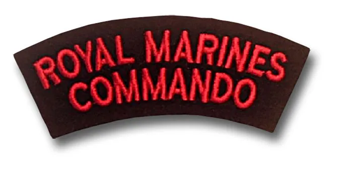 ROYAL MARINES COMMANDO SHOULDER BADGE Silvermans