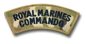 ROYAL MARINES COMMANDO SHOULDER BADGE Silvermans
