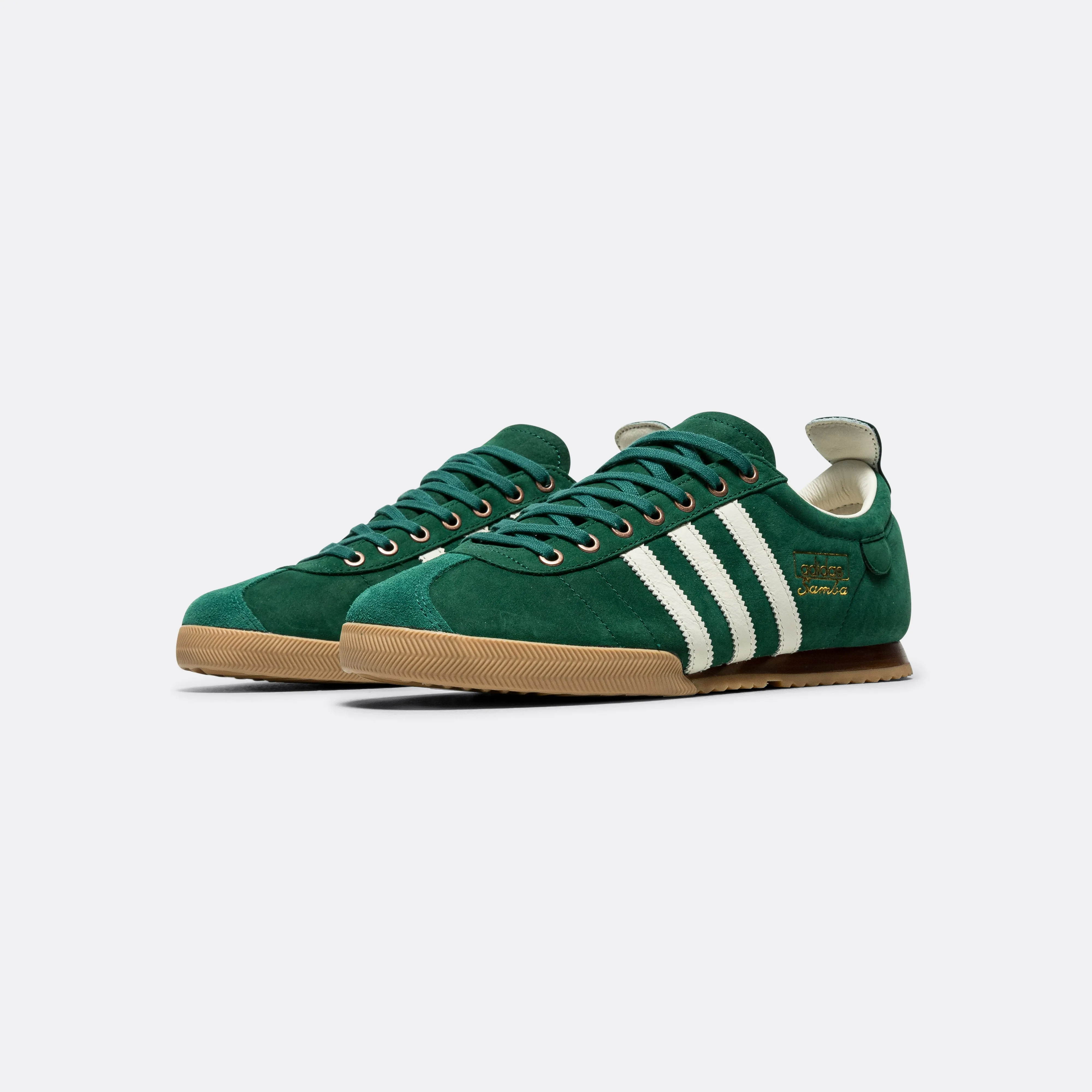 Samba '62 - Core Green/Off White-Preloved Brown