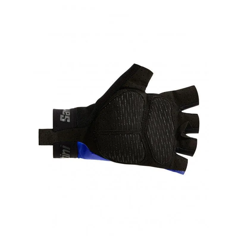 Santini Bengal Gel Unisex Cycling Gloves (Blue)