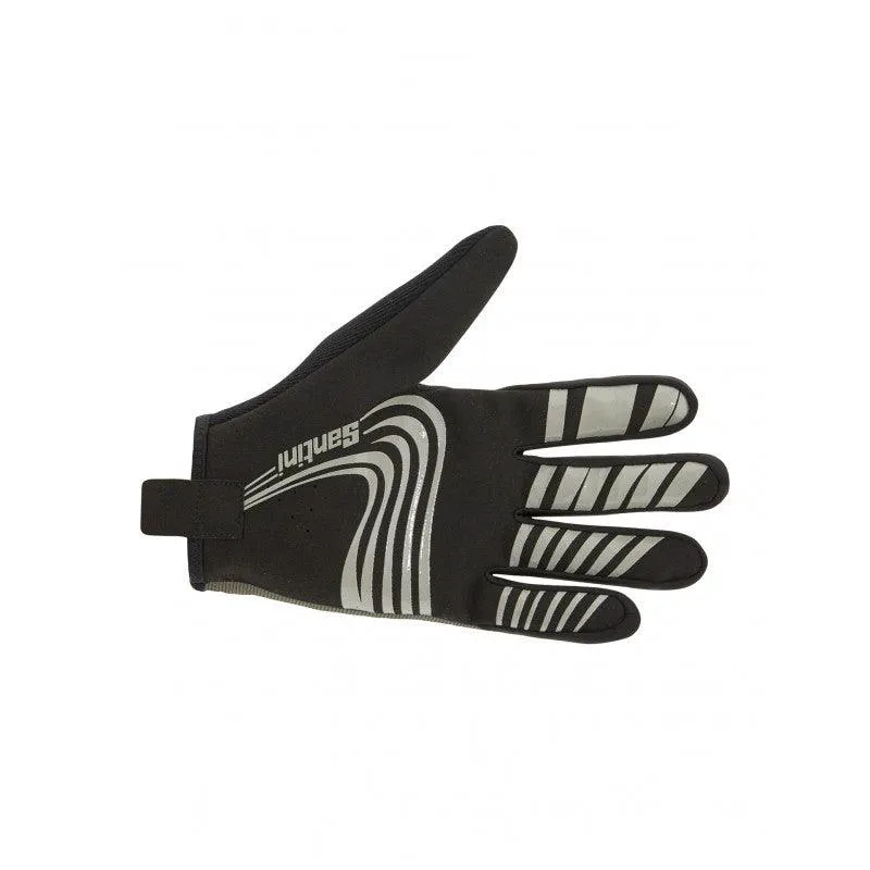 Santini MTB Unisex Cycling Gloves (Grey)