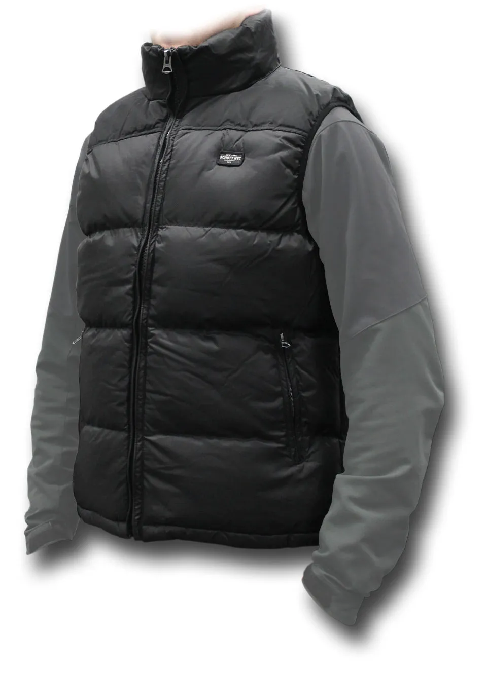 SCHOTT 2190V PADDED VEST Silvermans