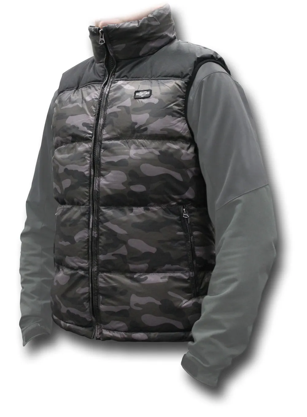 SCHOTT 2190V PADDED VEST Silvermans