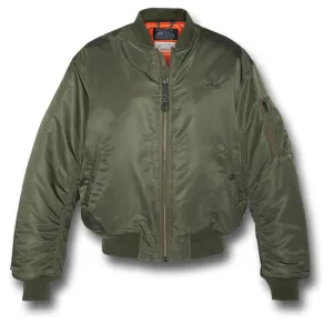 SCHOTT AIR FORCE 90S-FIT MA1 JACKET AIRFORCE90RS Silvermans